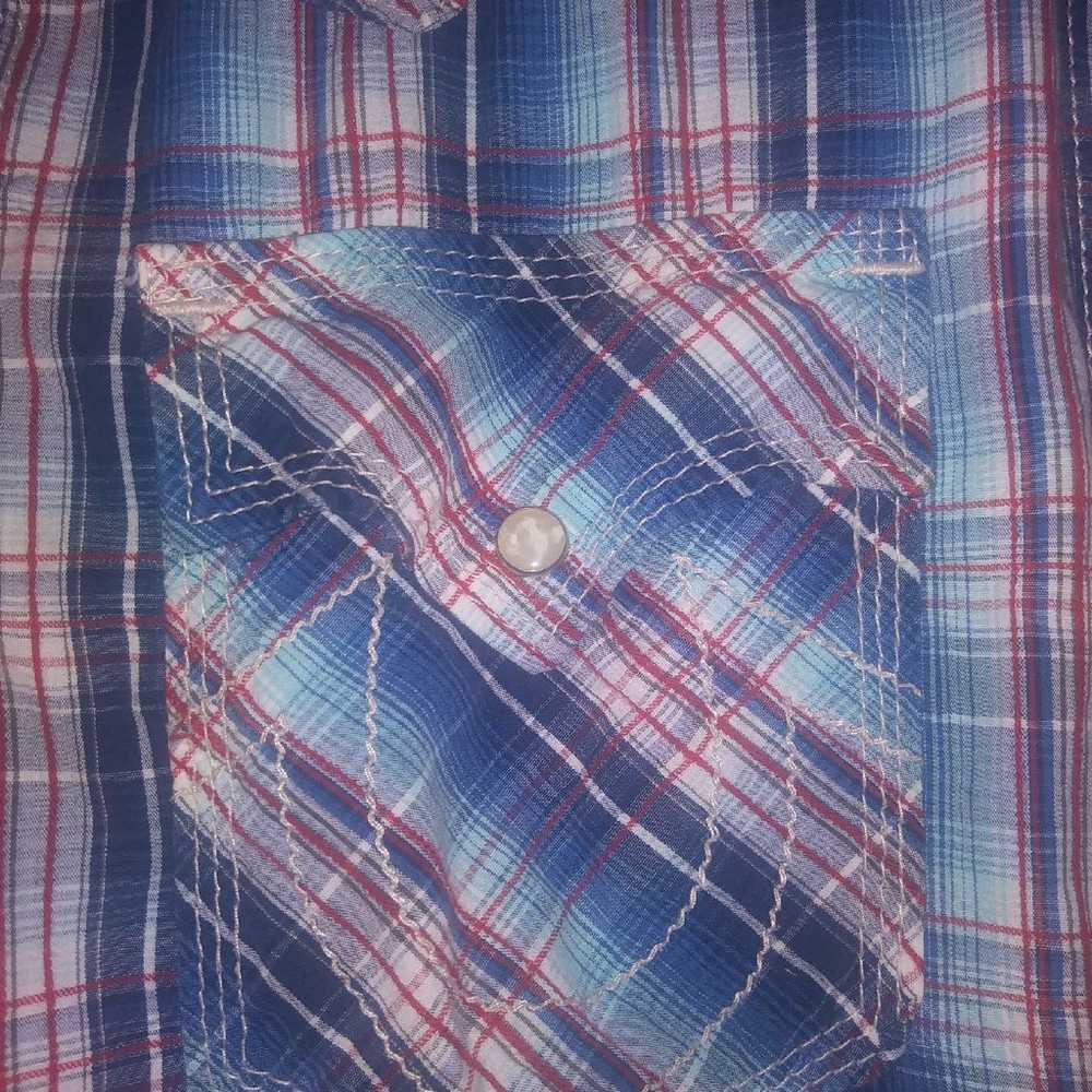 true religion Plaid Shirt Size M - image 2