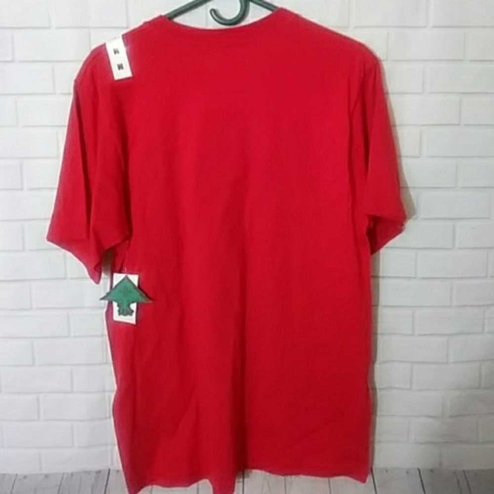LNG clothing equipment Men's Red cotton t-shirt m… - image 5