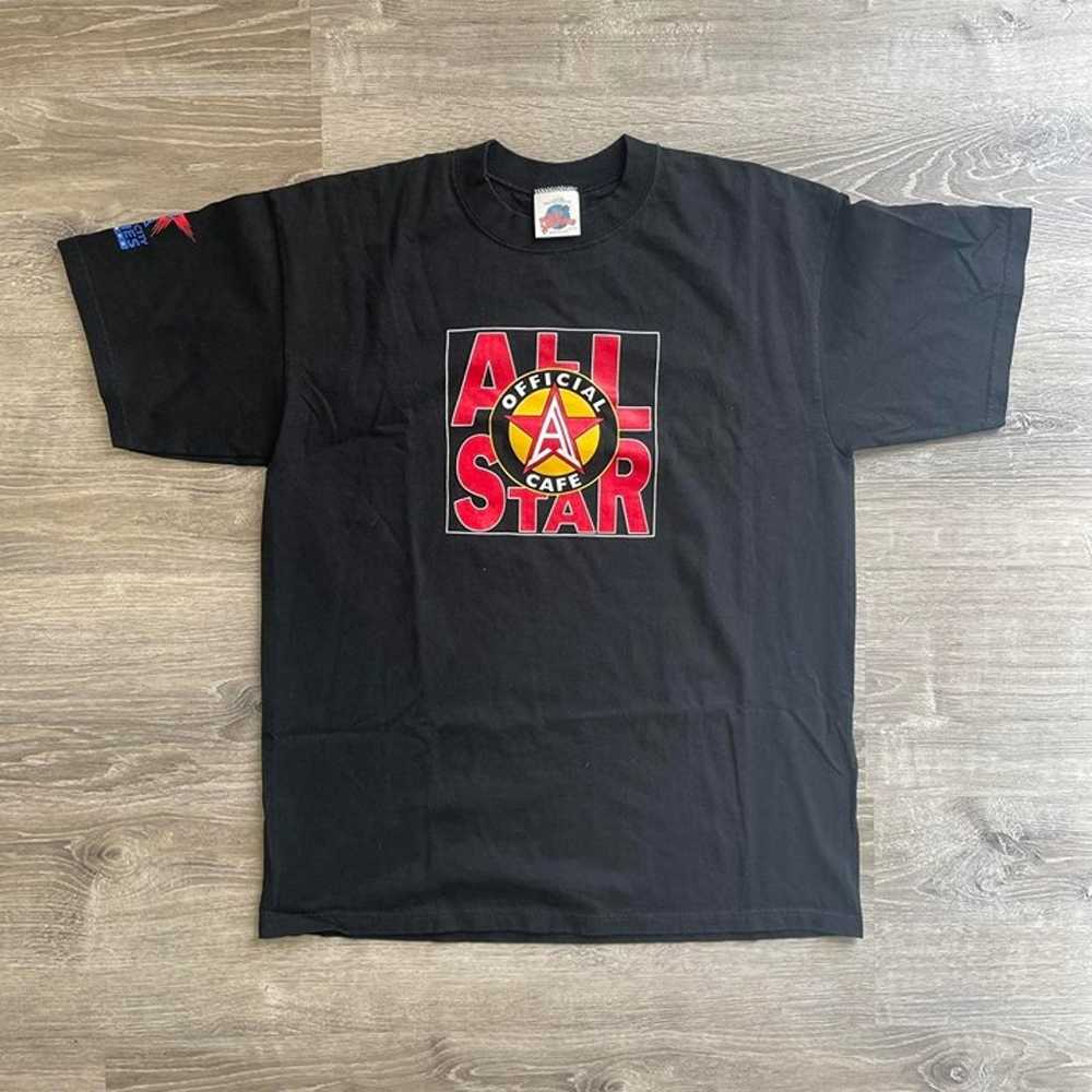 Vintage 1991 Planet Hollywood All Star Graphic Tee - image 1
