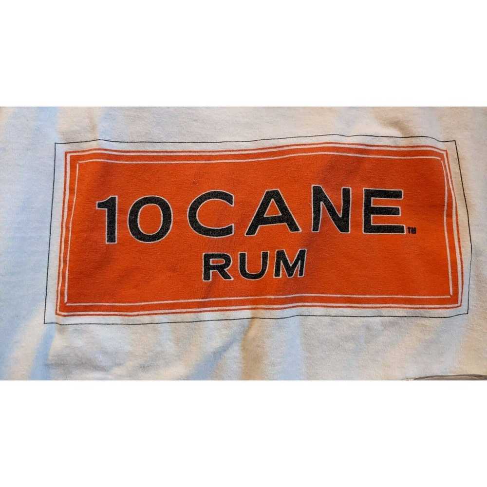 10 Cane Rum VTG Cotton Tshirt Large - image 2