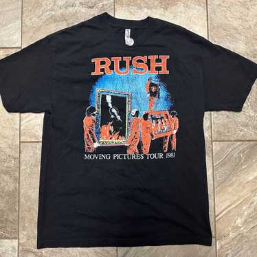 1981 Rush Moving Pictures Tour Vintage Shirt Size… - image 1