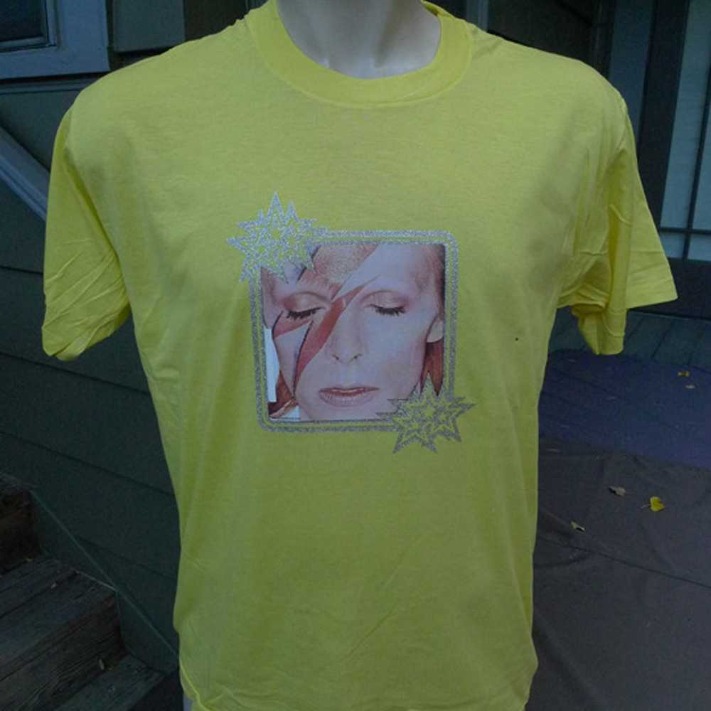 1990s David Bowie Screen Stars Single Stitch Shir… - image 1