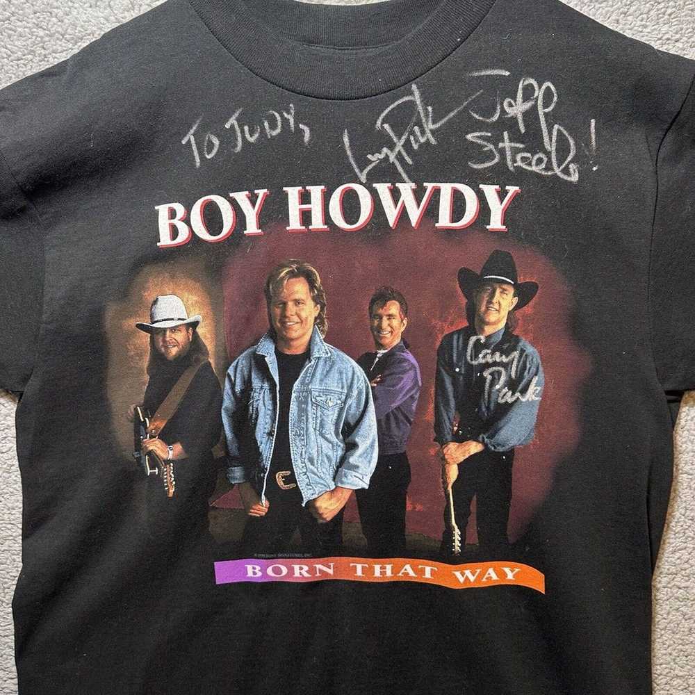 VTG Boy Howdy Born That Way Country Tour 90s Blac… - image 2