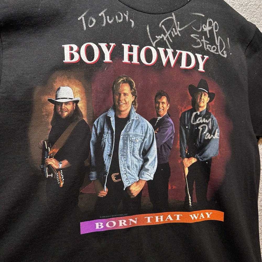 VTG Boy Howdy Born That Way Country Tour 90s Blac… - image 9