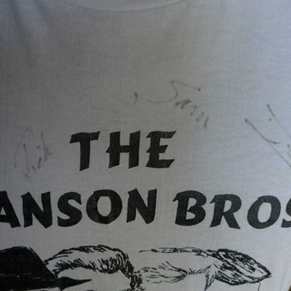 1980s Branson Brothers Signed Concert Single Stit… - image 2