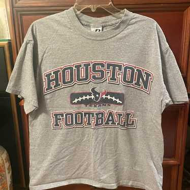 Vintage Gray Houston Texans Football Shirt L - image 1
