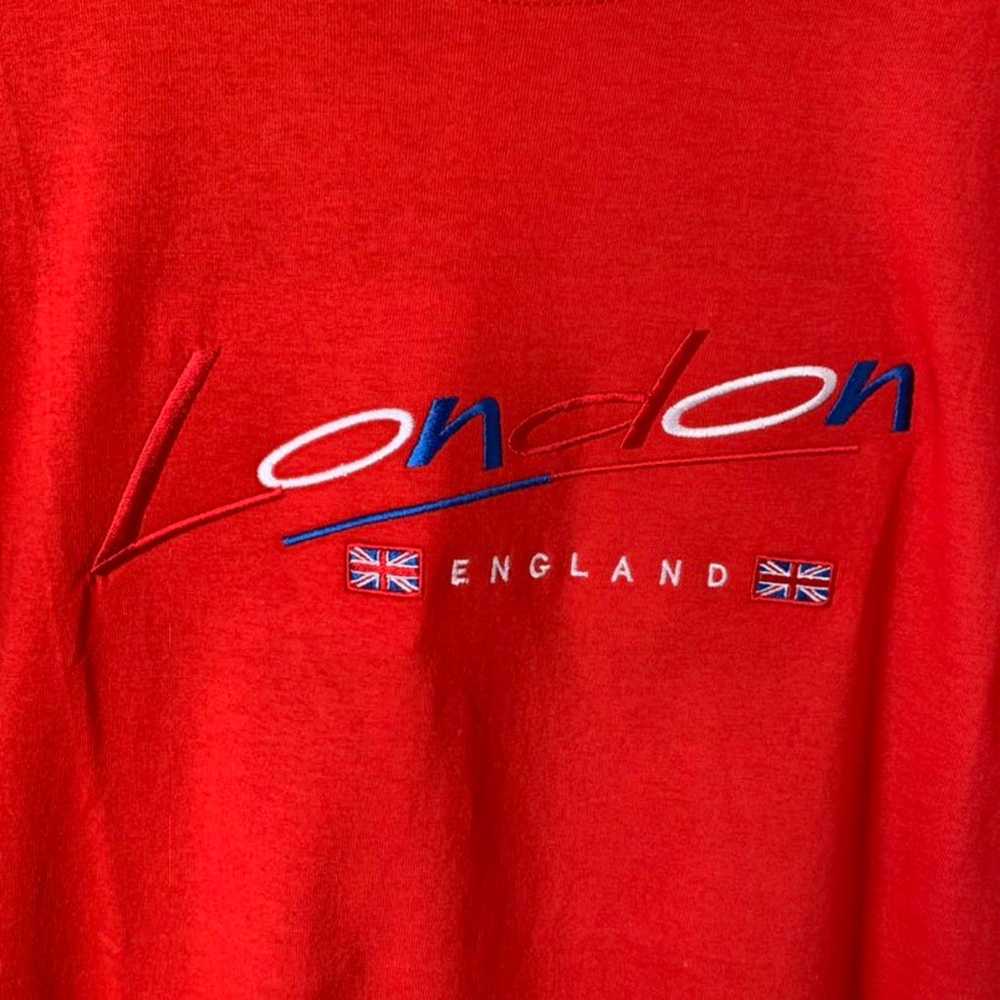 Screen Stars Vintage T-shirt Cotton London Englan… - image 4