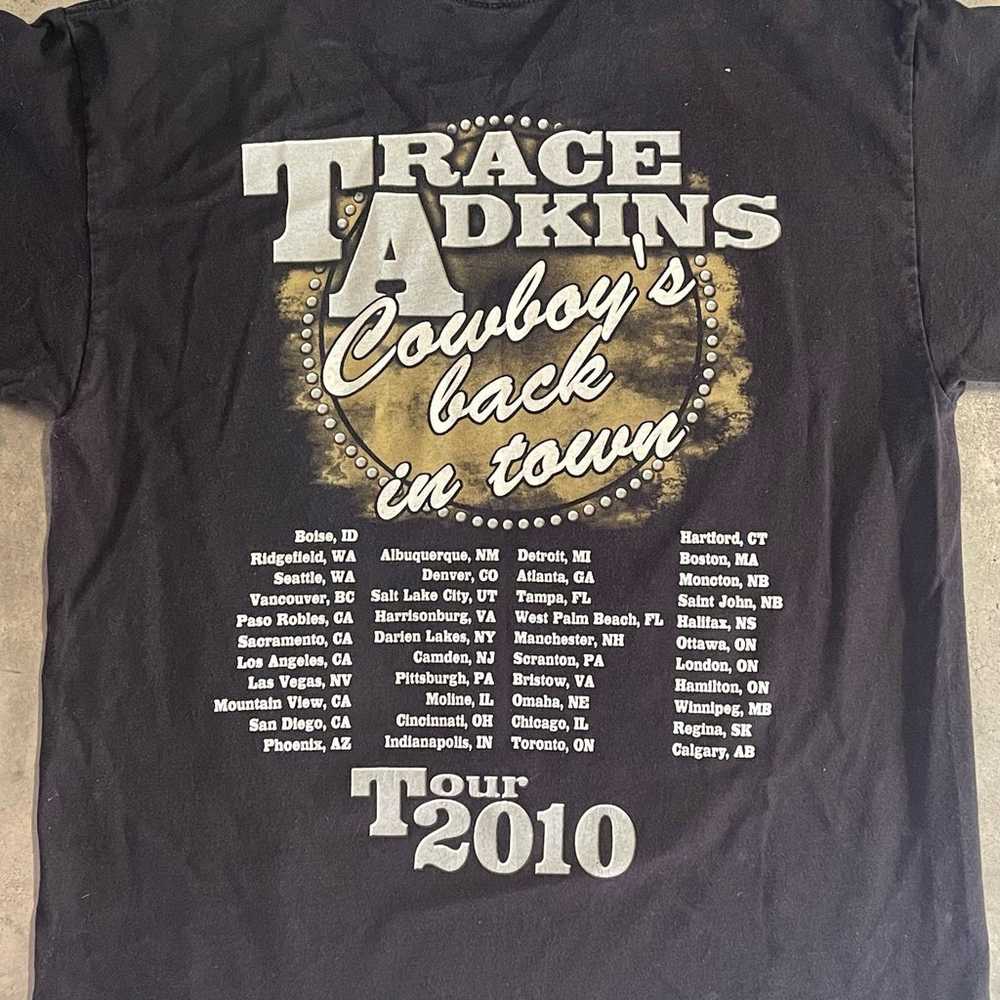 Trace Adkins Cowboys Back In Town Tour 2010 T-shi… - image 5