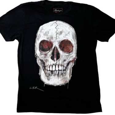Antique Horror Collection Skull Graphic T-Shirt b… - image 1