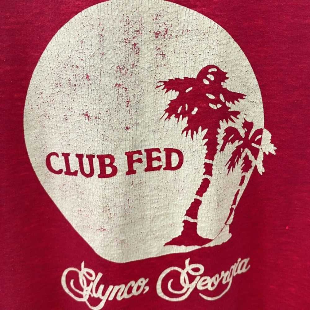 Club Fed Glynco Georgia L Pink T-shirt Vintage US… - image 3