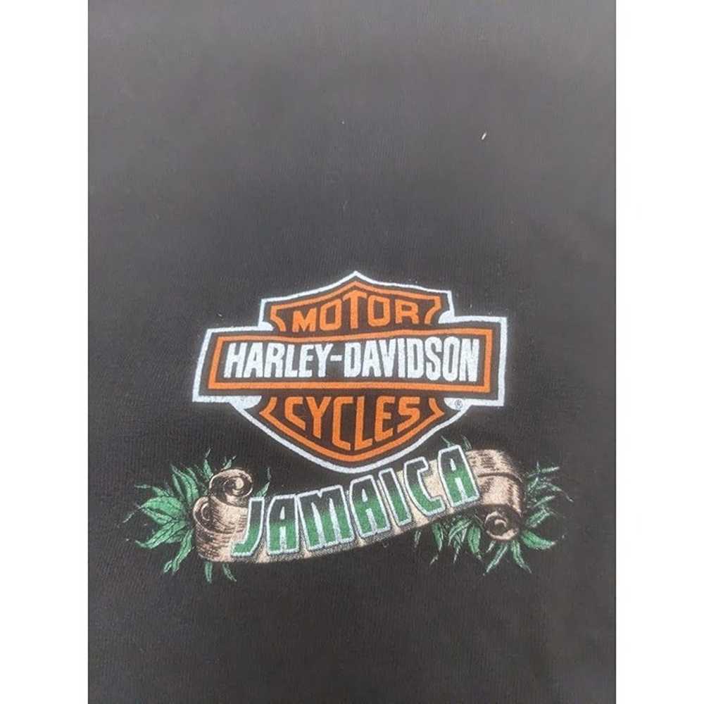 Vintage Harley Davidson Jamaica Pin Up Girl T shi… - image 8