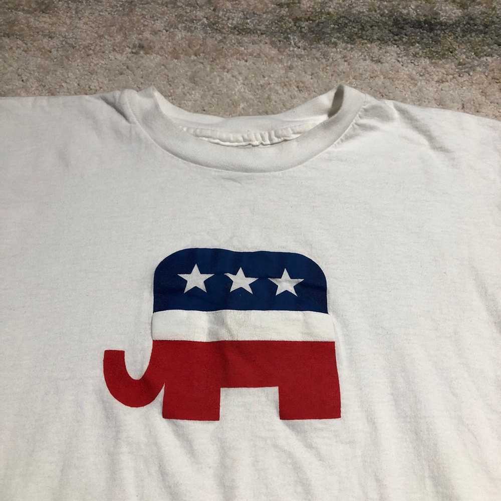 Vintage Single Stitch GOP Republican Elephant Sta… - image 2
