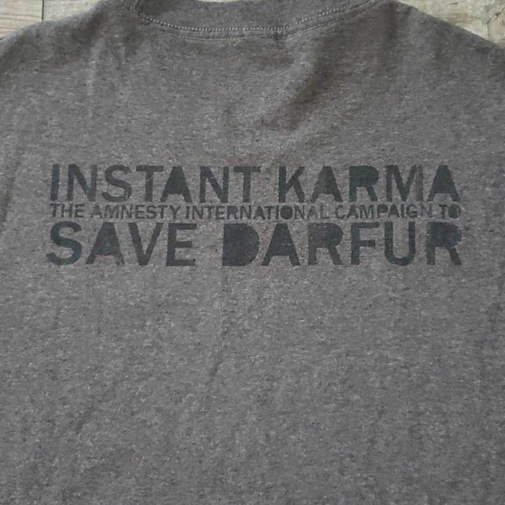 Vintage John Lennon Save Darfur t shirt - image 8