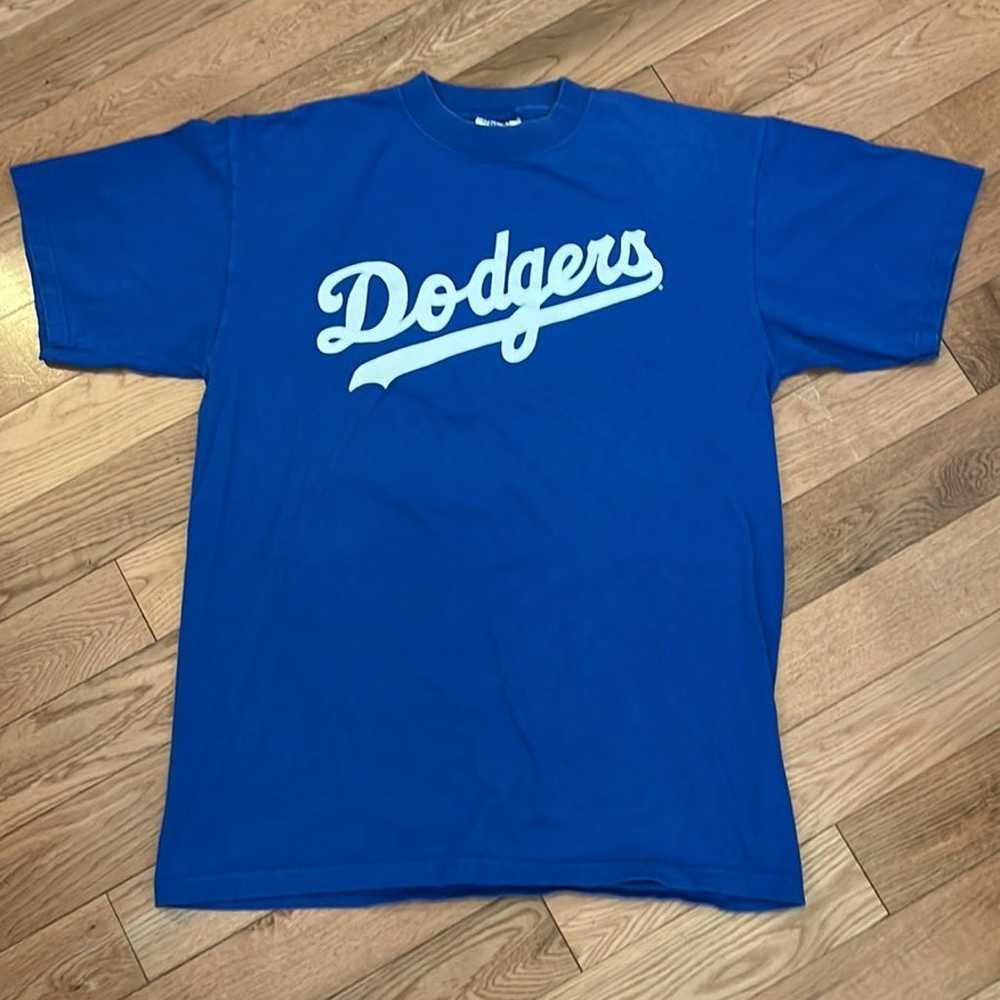 Vintage Y2K Dodgers Éric Gagné 38 Blue Color Maje… - image 3