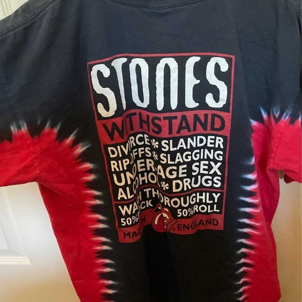 Rolling Stones Vintage Tye Dye shirt - image 3