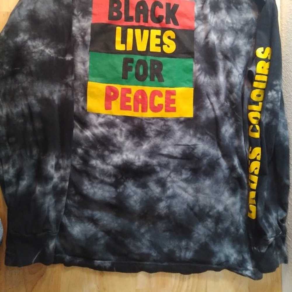 Cross Colours Black Lives For Peace Tie Dye Long … - image 7