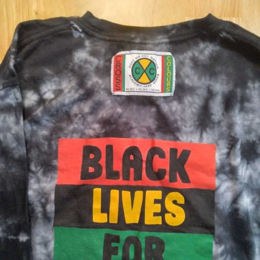 Cross Colours Black Lives For Peace Tie Dye Long … - image 8