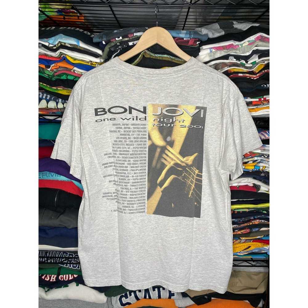 Vintage 2001 Bon Jovi One Wild Night World Tour M… - image 3