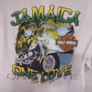 Harley Davidson Jamaica T-Shirt XXL White - image 1