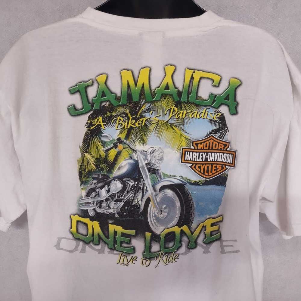 Harley Davidson Jamaica T-Shirt XXL White - image 4