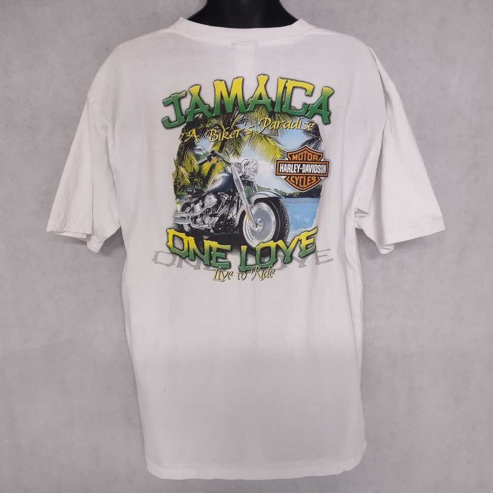 Harley Davidson Jamaica T-Shirt XXL White - image 5