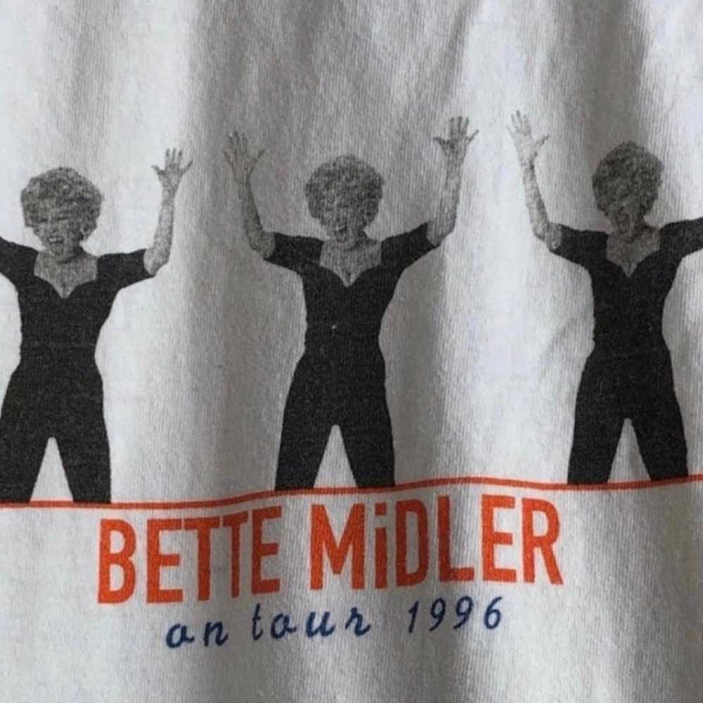 Vintage Bette Midler 1996 Tour Concert Shirt - image 4