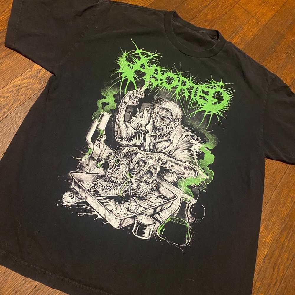 Vintage Aborted metal band tshirt - image 2