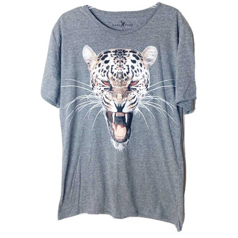Marc Ecko Cut and Sew Size XL Gray Jaguar T-Shirt… - image 1