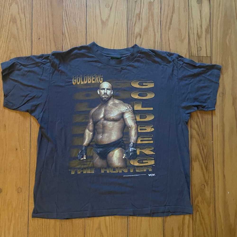 Vintage WCW Wrestling Goldberg “The Hunter” Shirt - image 1