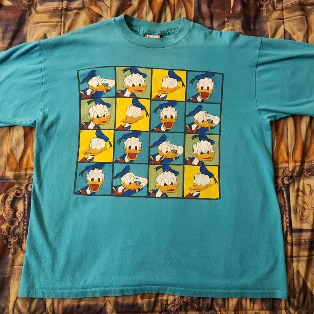 The Many Faces of Donald Duck Vintage  T-SHIRT XL… - image 2