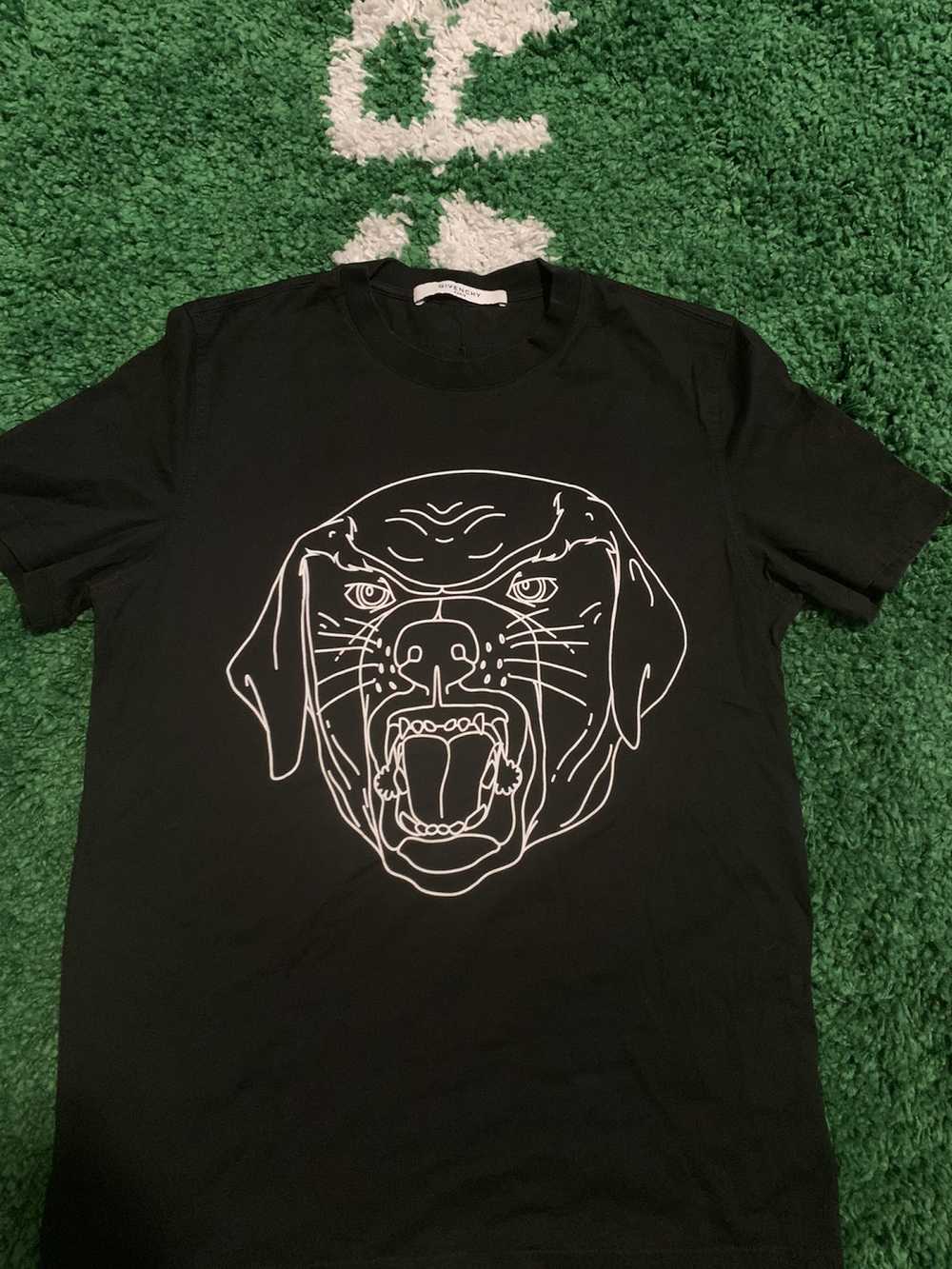 Givenchy Givenchy Rottweiler Outline T Shirt - Gem