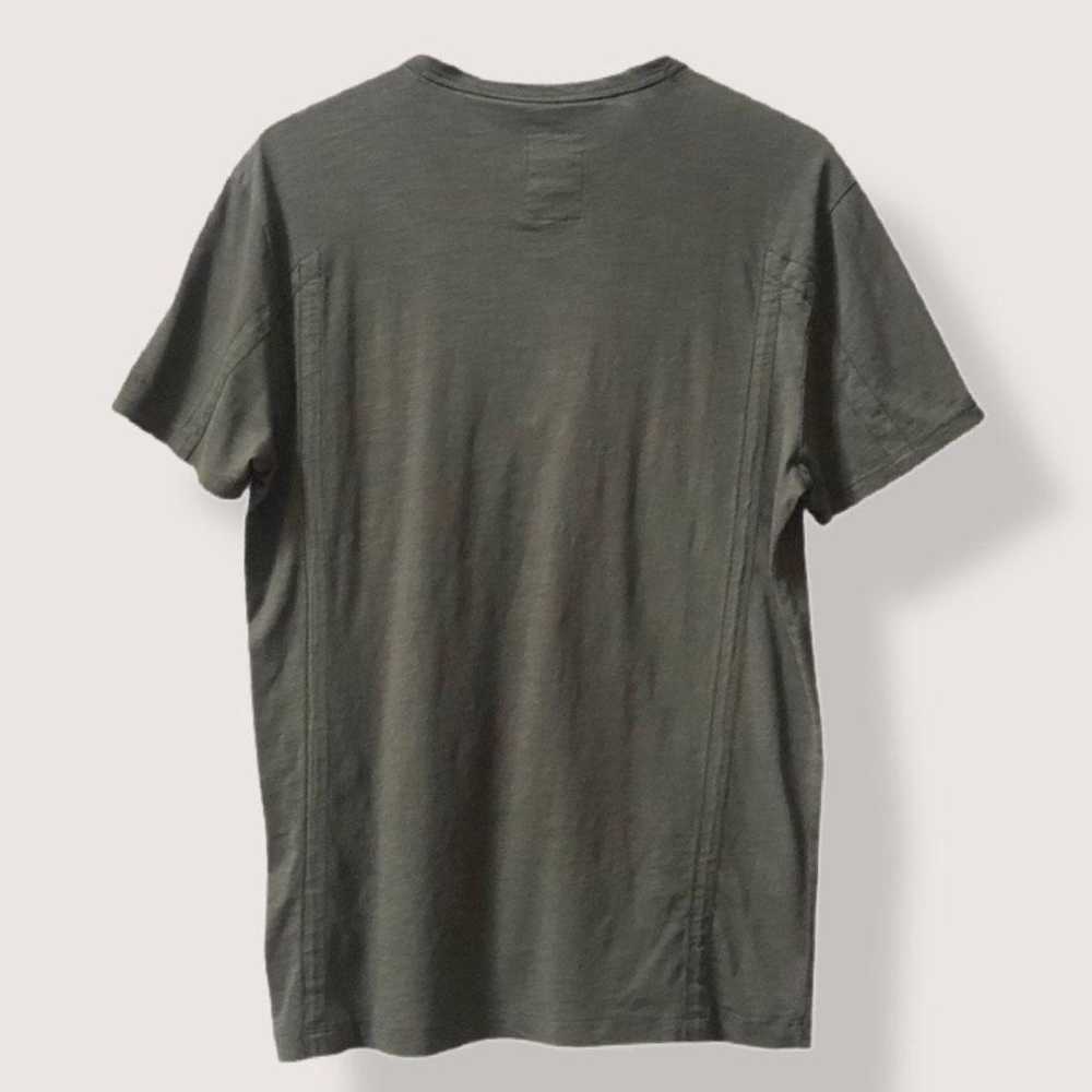 G-Star Raw Army Green Short Sleeve Henley Shirt - image 3