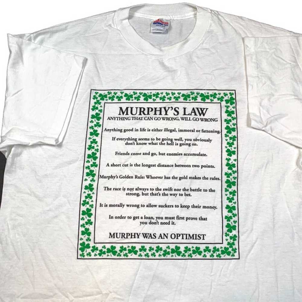 Murphy’s Law 90s Single Stitch T-Shirt - image 2