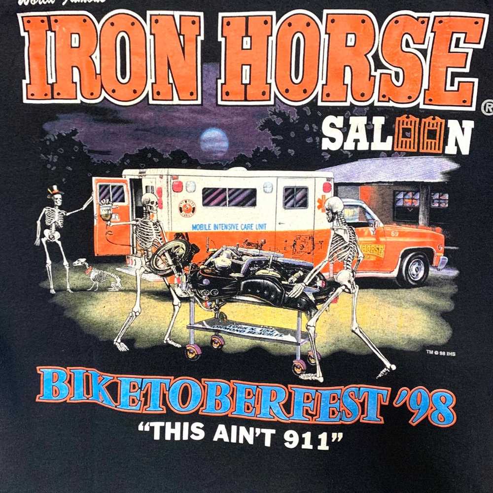 1998 Biketoberfest Daytona Pocket Shirt Black Xl … - image 1