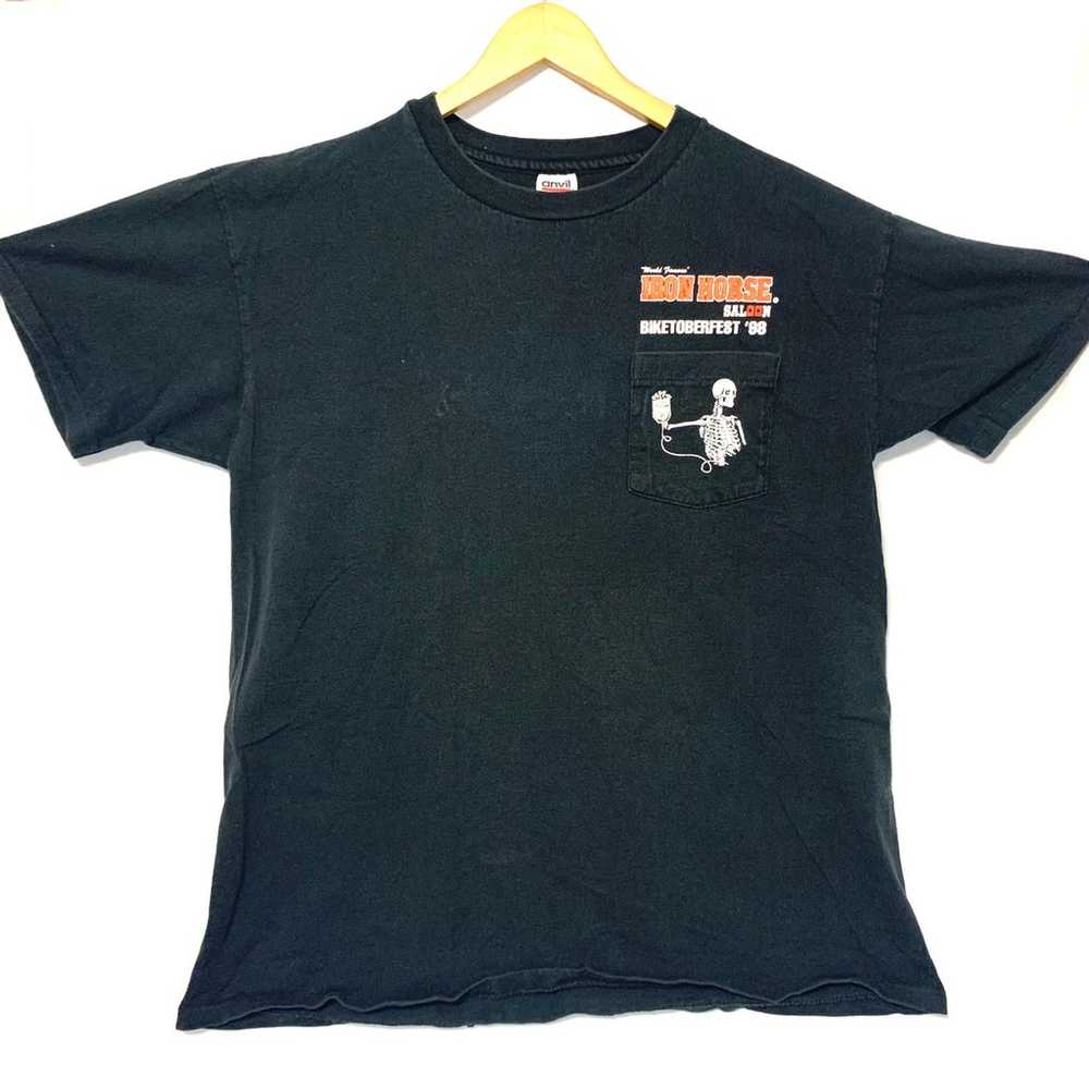 1998 Biketoberfest Daytona Pocket Shirt Black Xl … - image 2