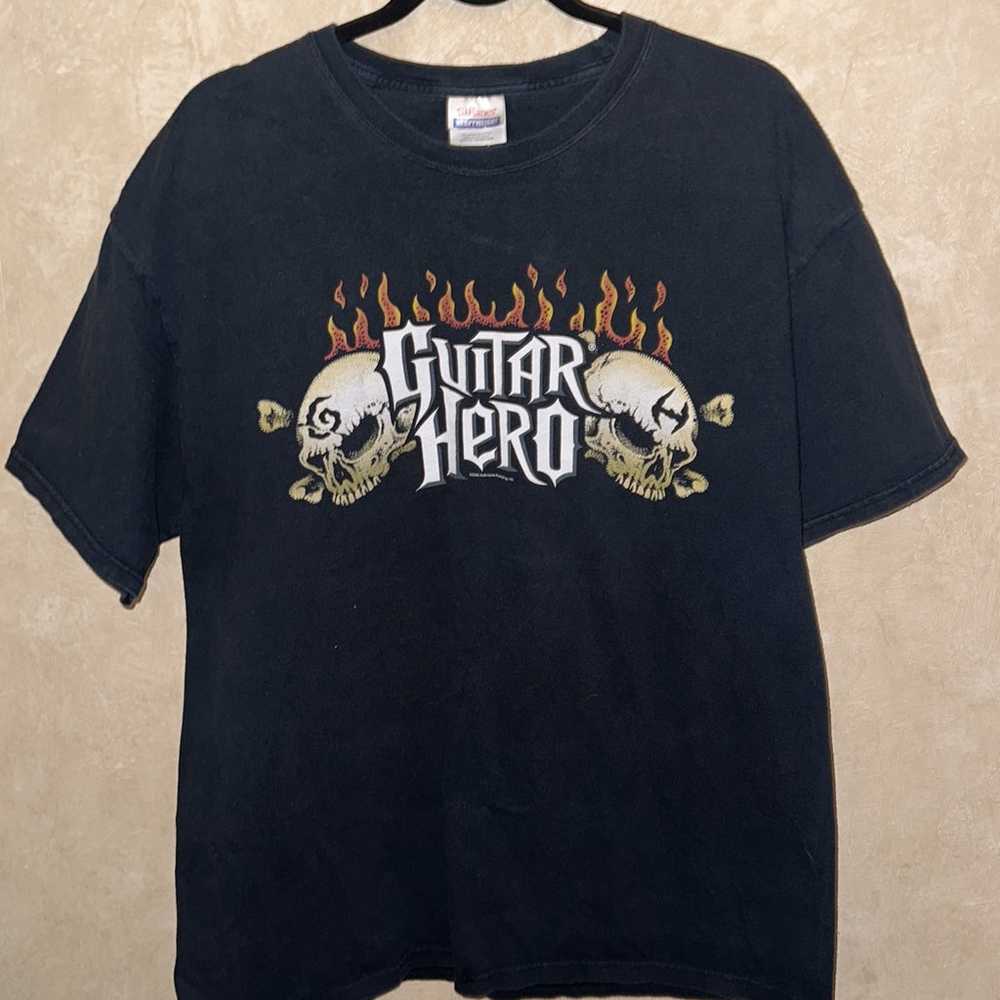 Rare Vintage Grail Guitar Hero Tshirt - image 1