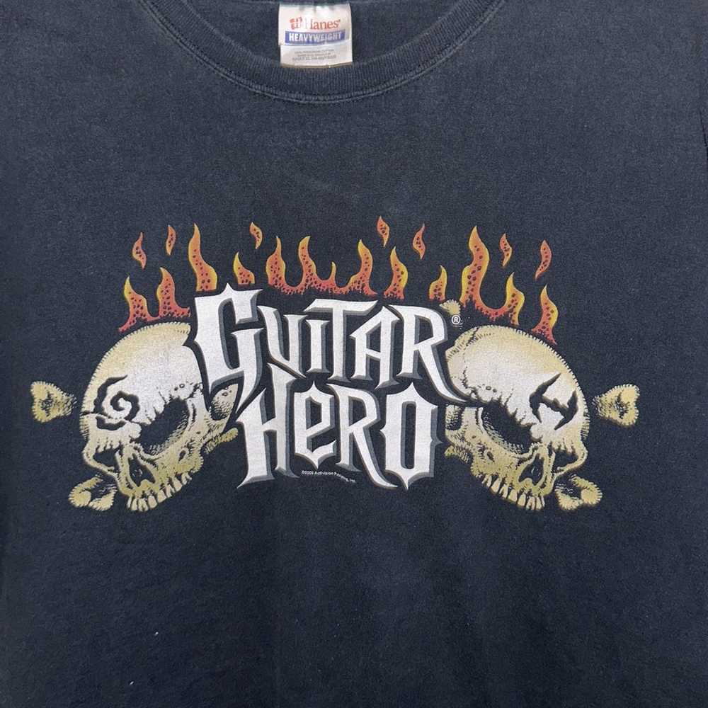 Rare Vintage Grail Guitar Hero Tshirt - image 2