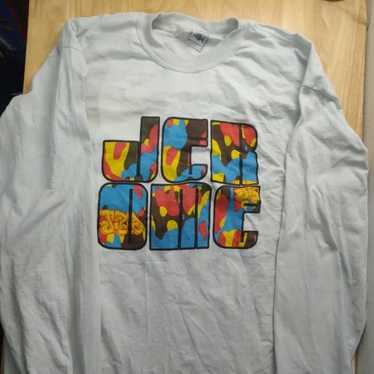 Vintage Jerome Spell Out Graffiti Long Sleeve T-S… - image 1