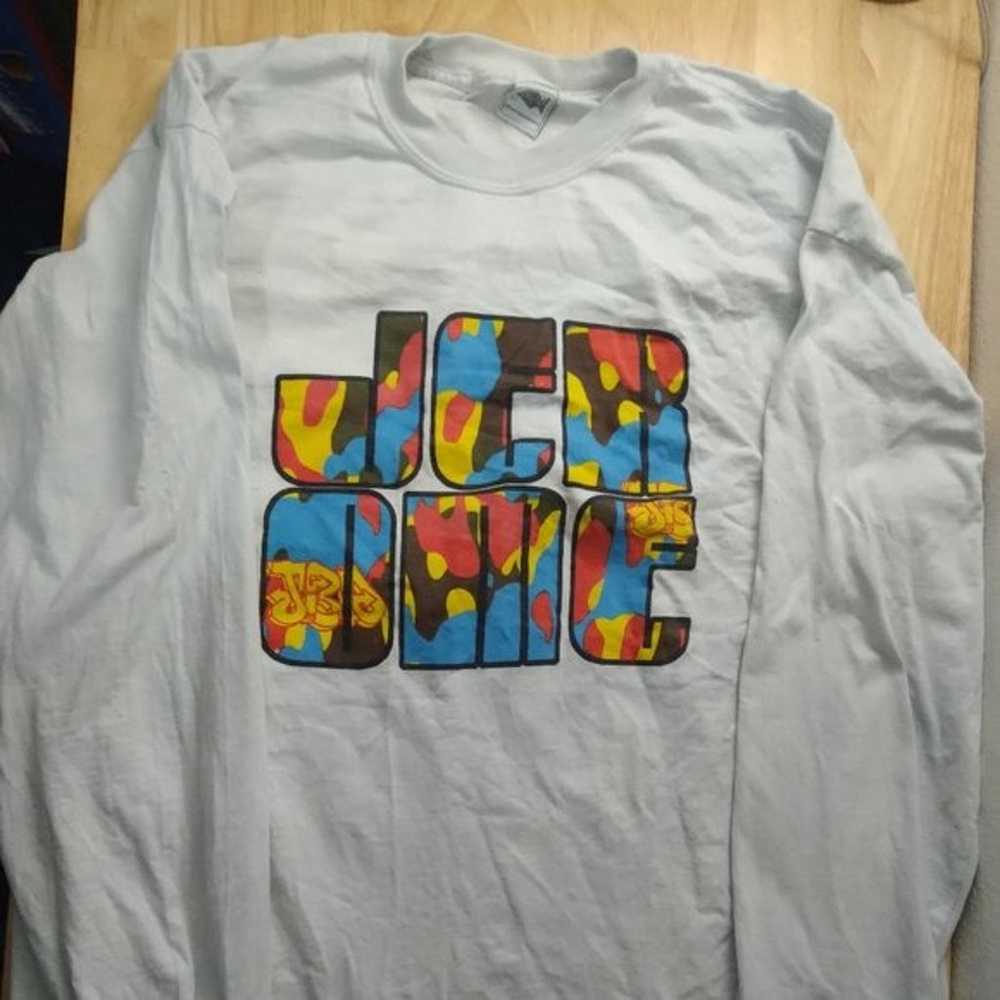 Vintage Jerome Spell Out Graffiti Long Sleeve T-S… - image 2