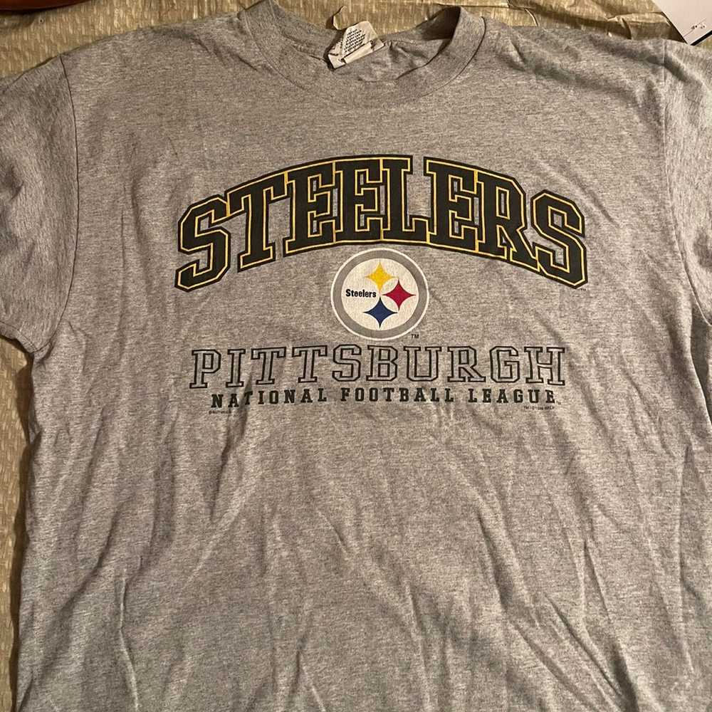 shirt vintage 1998 pittsburgh steelers lee rare a… - image 1