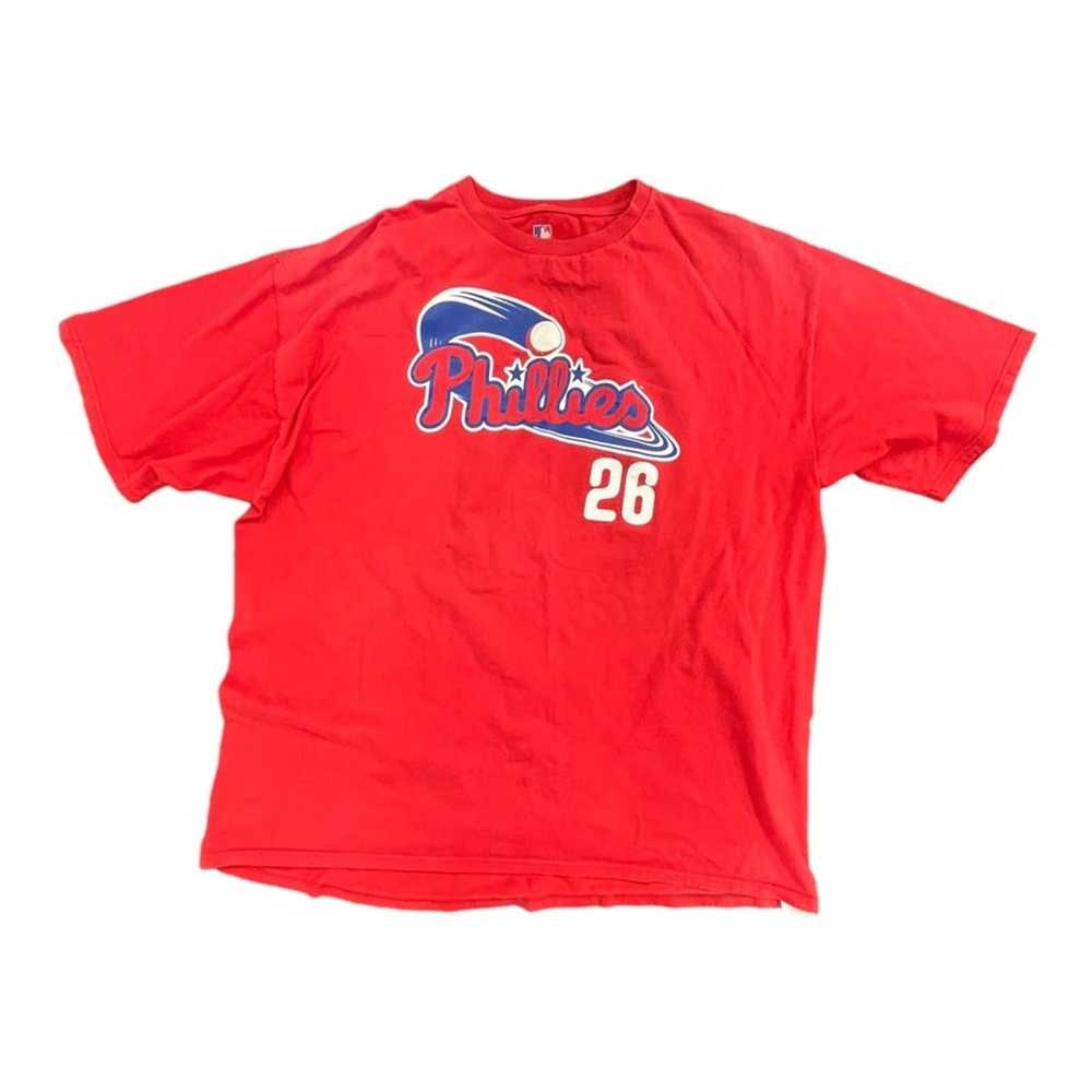 Y2K Philadelphia Phillies Chase Utley jersey T-sh… - image 1