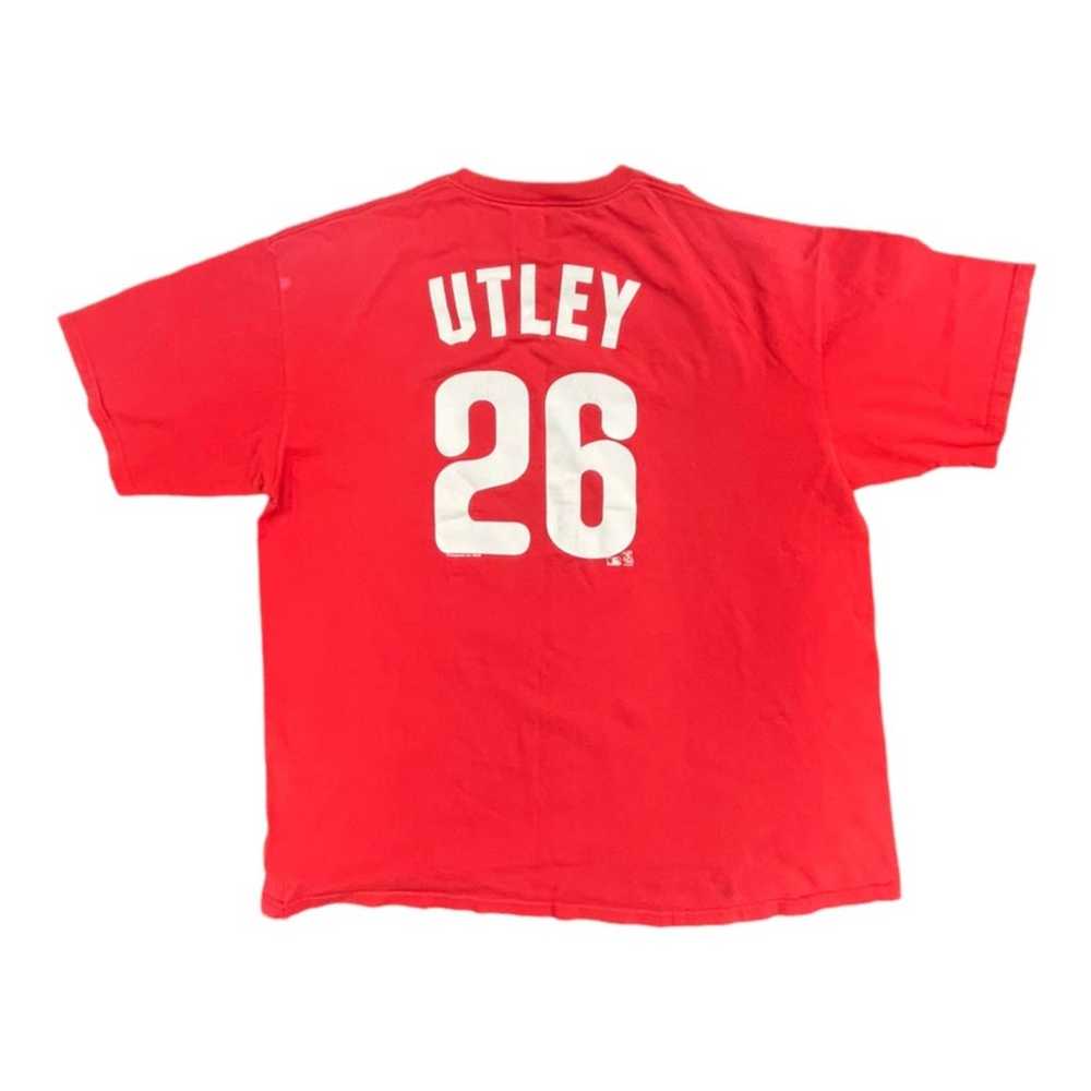 Y2K Philadelphia Phillies Chase Utley jersey T-sh… - image 2