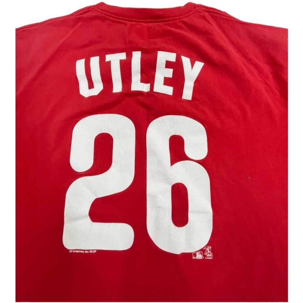 Y2K Philadelphia Phillies Chase Utley jersey T-sh… - image 3