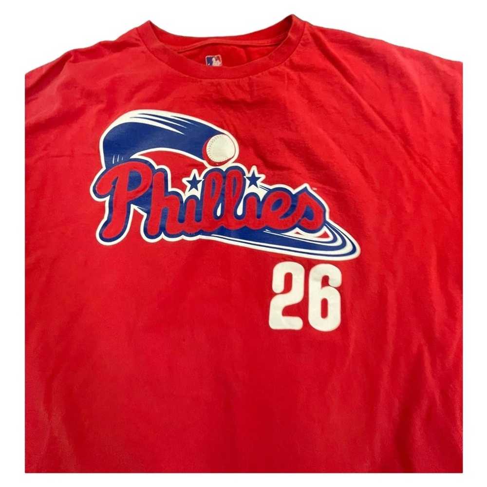 Y2K Philadelphia Phillies Chase Utley jersey T-sh… - image 5