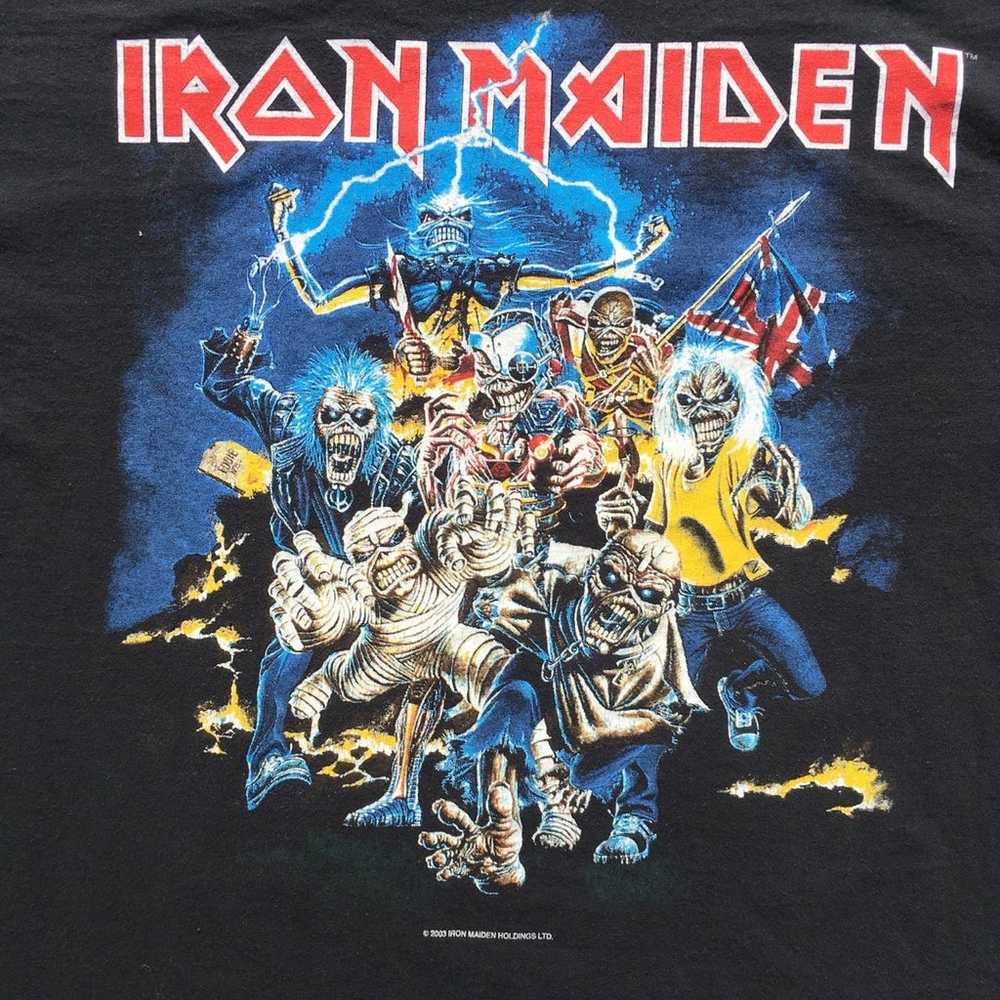 Vintage Iron Maiden Best of The Beast Shirt XXL 2… - image 4