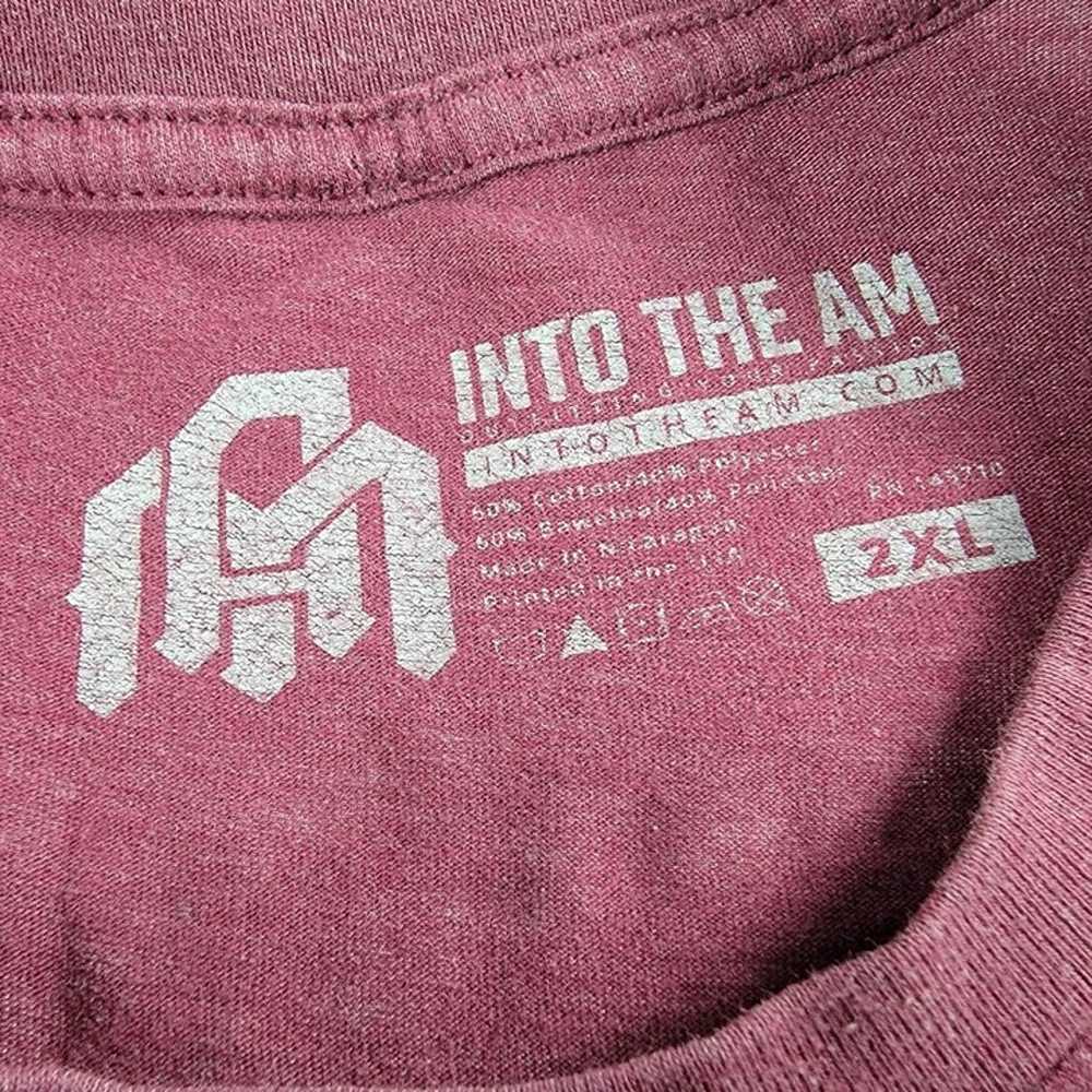 Into The AM Mens 2XL Dark Red Short Sleeve TShirt… - image 4