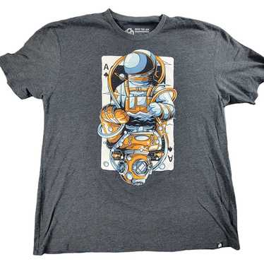 Into the AM Mens 2XL Gray Ace Astronaut Short Sle… - image 1