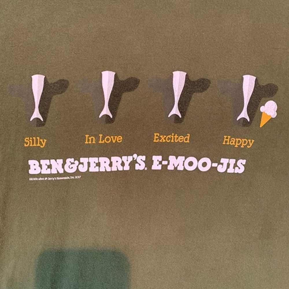 Rare Ben & Jerry's E-Moo-Jis t-shirt - image 2