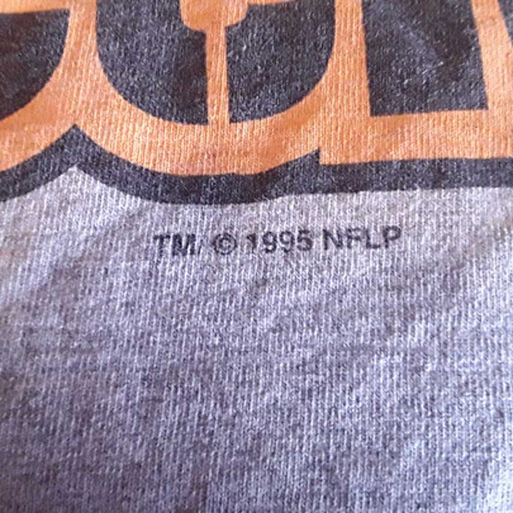 VTG 1995 Starter Pittsburgh Steelers Grey T-Shirt… - image 4