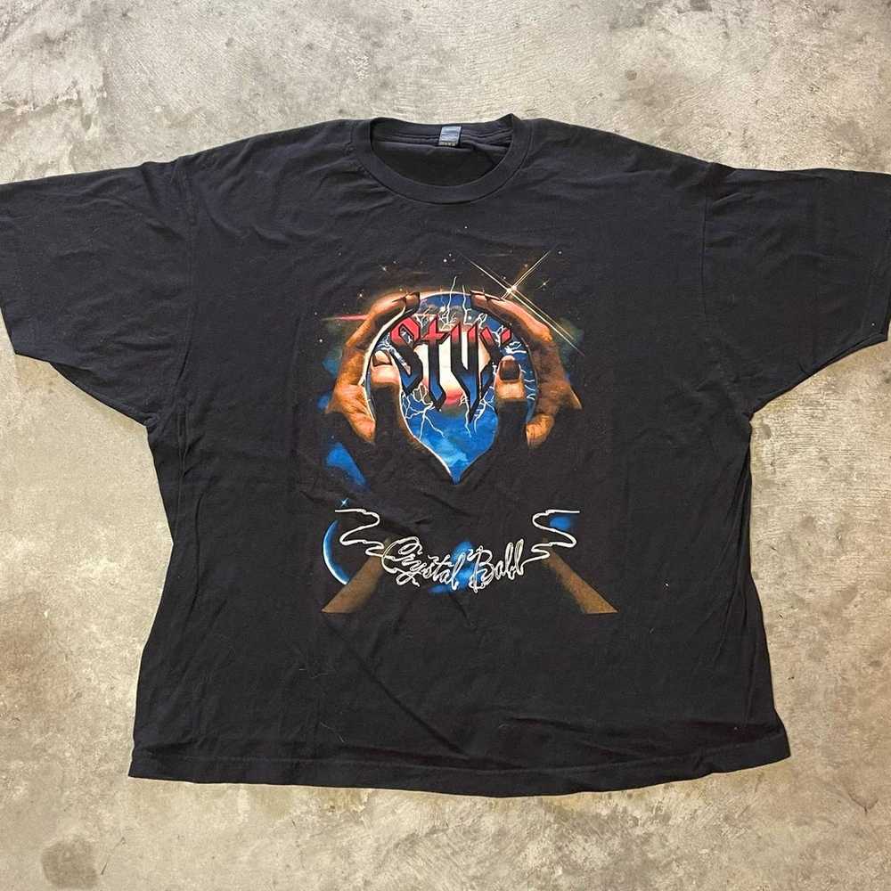 Styx Crystal Balls Concert T-shirt - image 1